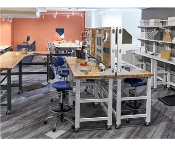 Safco Techworks benches and stools