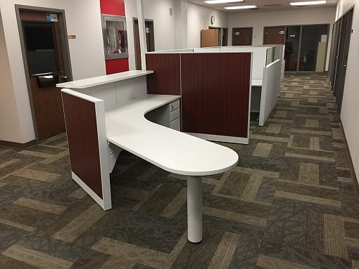 Lambton College Administration Reception Showing OADA compliant area