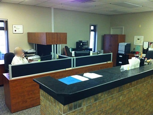 Enniskillen Township Municipal Office Reception Customer Service Workstations