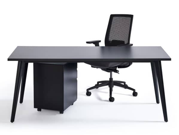 Icon Camber desk mobile bbf pedestal and Q2 chair